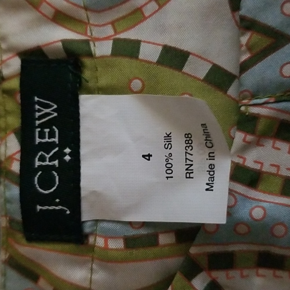 J. Crew silk dress. Size 4. - Picture 8 of 8